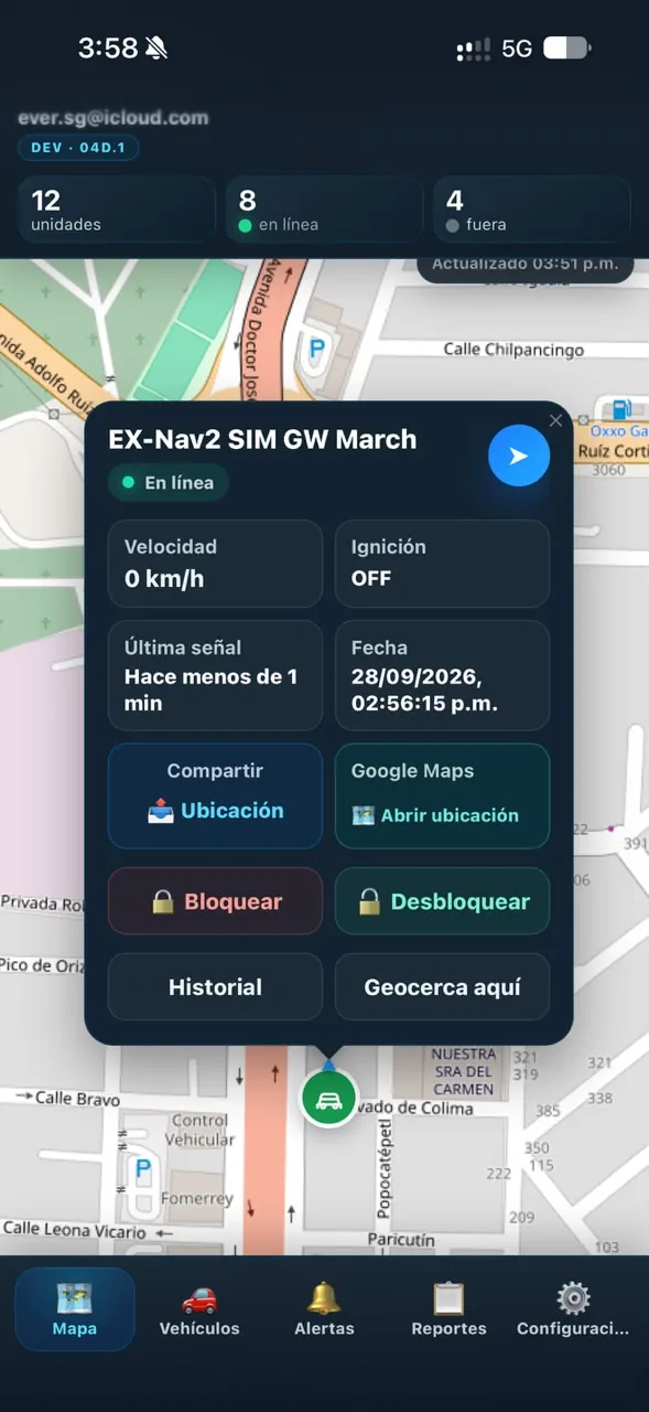 Compartir ubicación