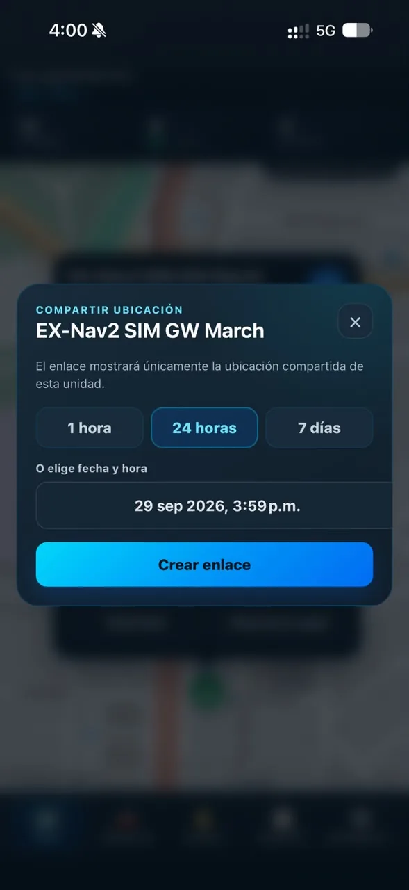 Vigencia del enlace